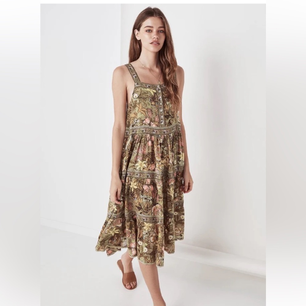SPELL Jungle Midi Sundress